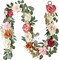 6 ft Pre-Lit Spring Flower Garland – Artificial Roses, Eucalyptus & LED Lights for Mantle, Table, Wedding, Mother’s Day, Anniversary & Home Decor